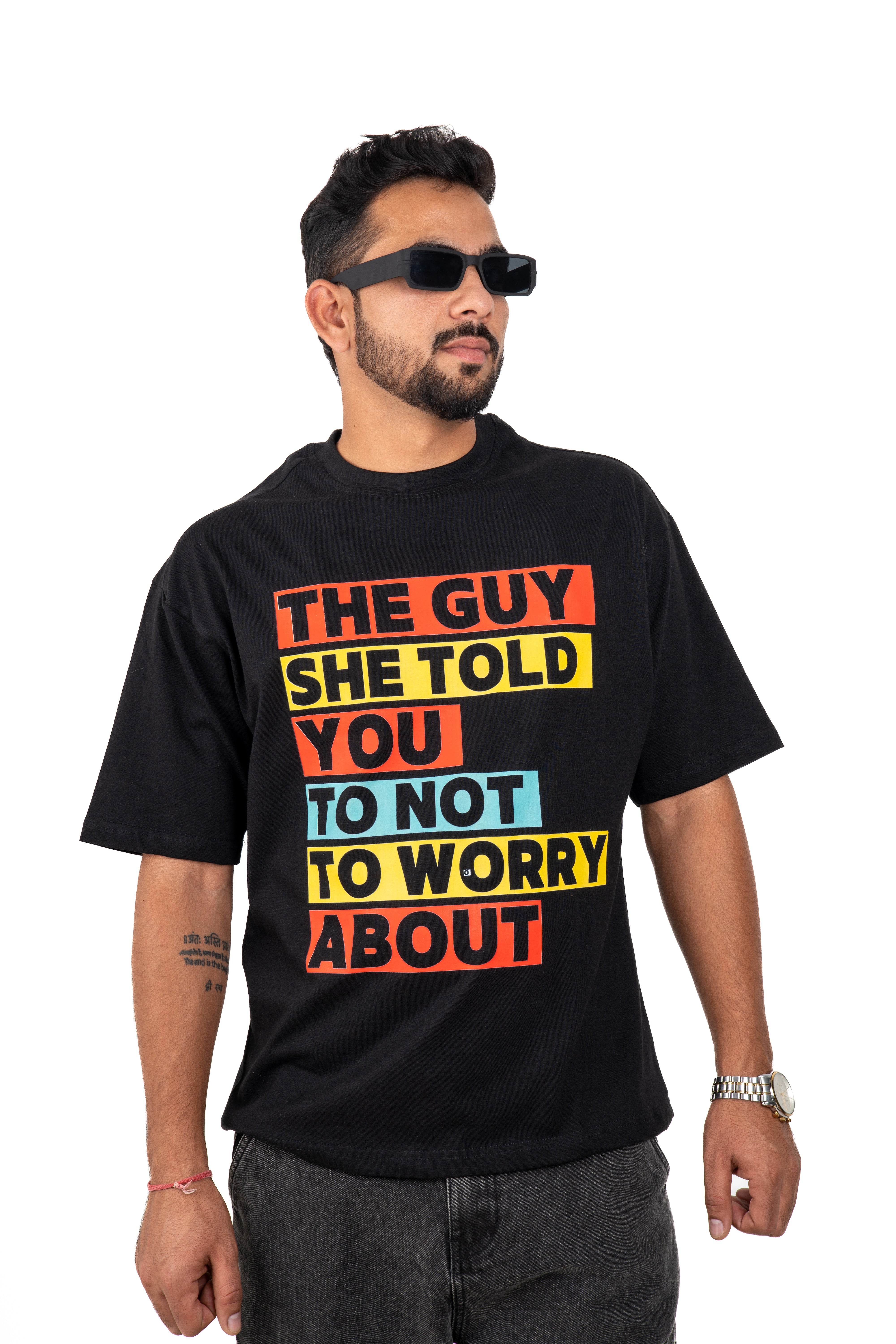 100% Cotton Oversized High Quality T-Shirt // Black