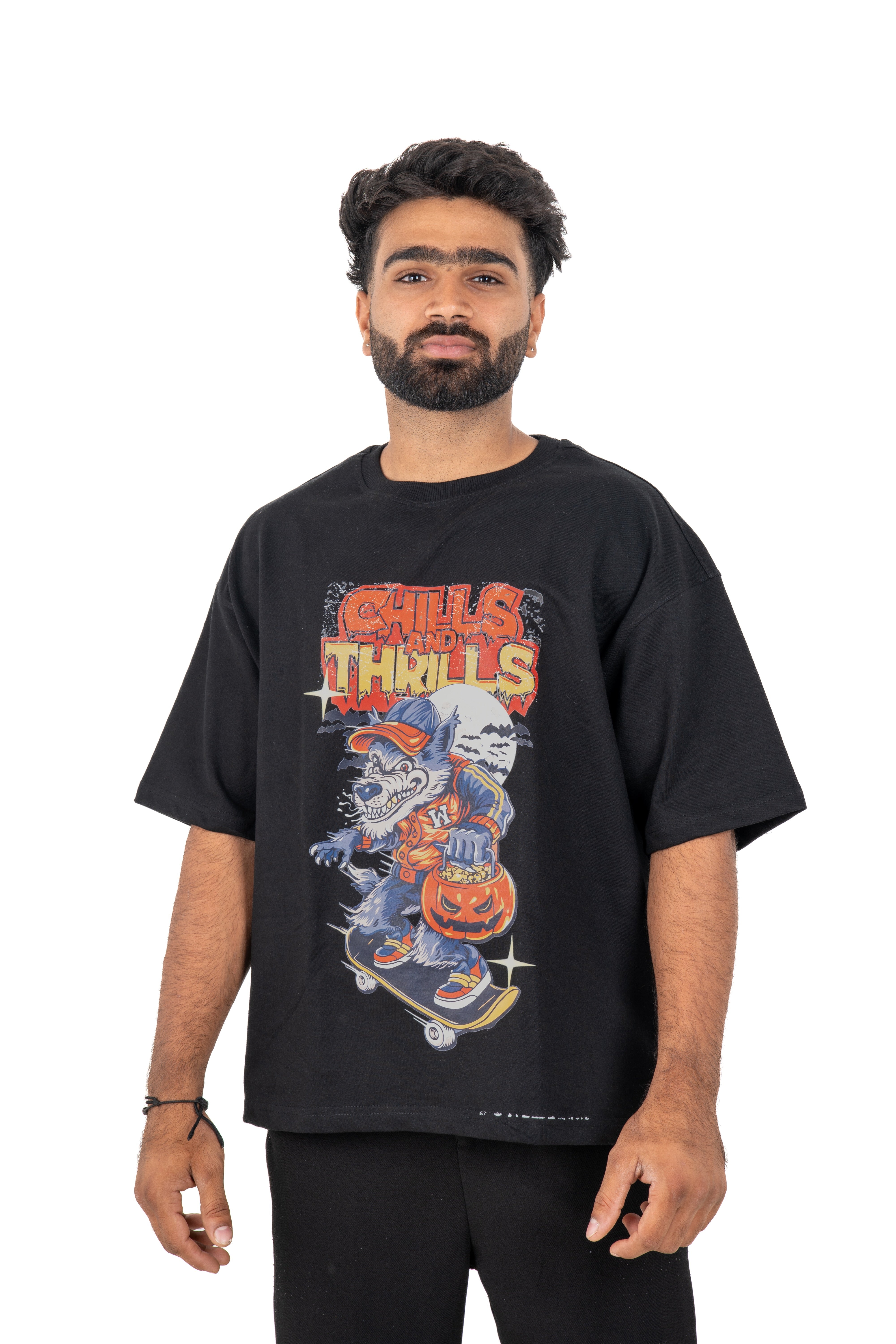 Dumbbers Original Black Premium Oversized T Shirt With Funny Graphic // Black