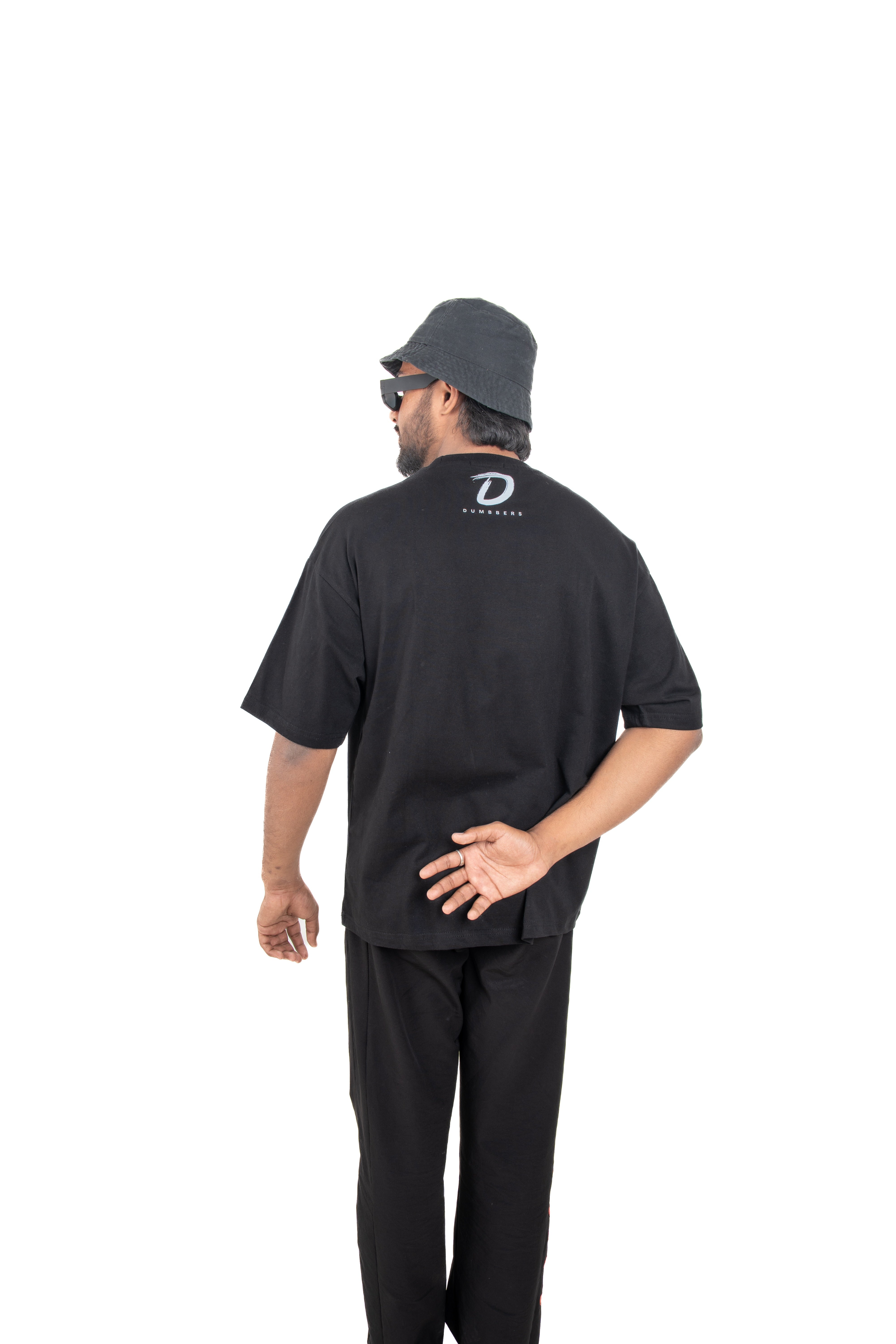 Dumbbers Original 100% Cotton Oversize Porsche Design High Quality T-Shirt // Black