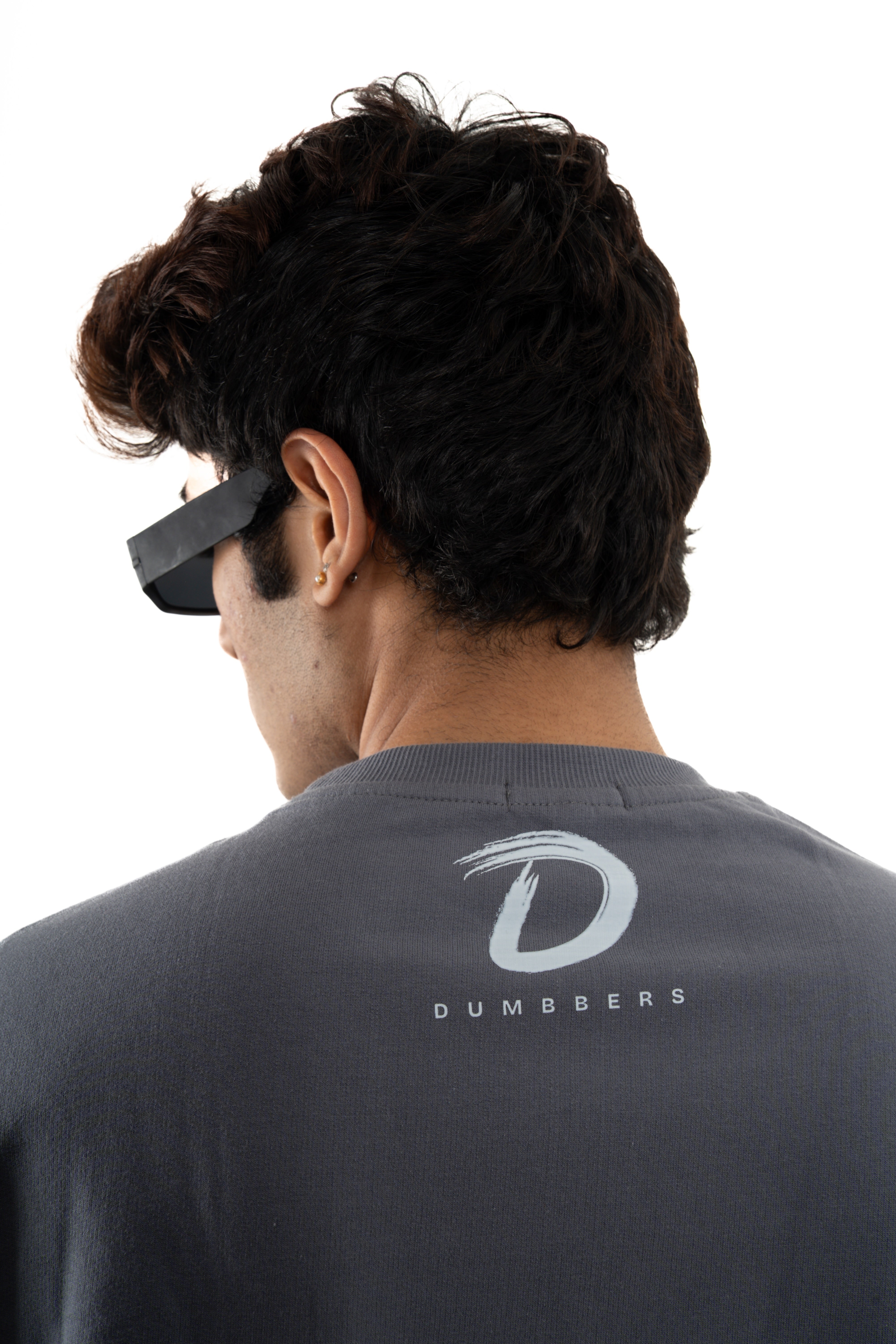 Dumbbers Original 100% Cotton Premium American Style T-Shirt // Charcoal
